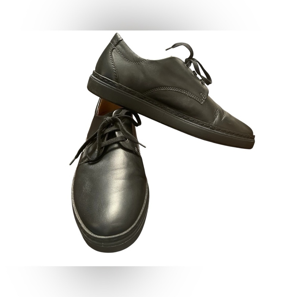 Mephisto black leather sneakers